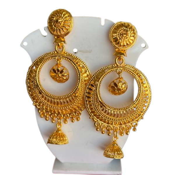 Gold Earring, Kolkata Design